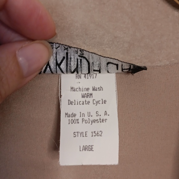 Vintage 1980s My Kinda Gal Valor Lighting Bolt Button Front Shirt Size Large - Picture 4 of 8